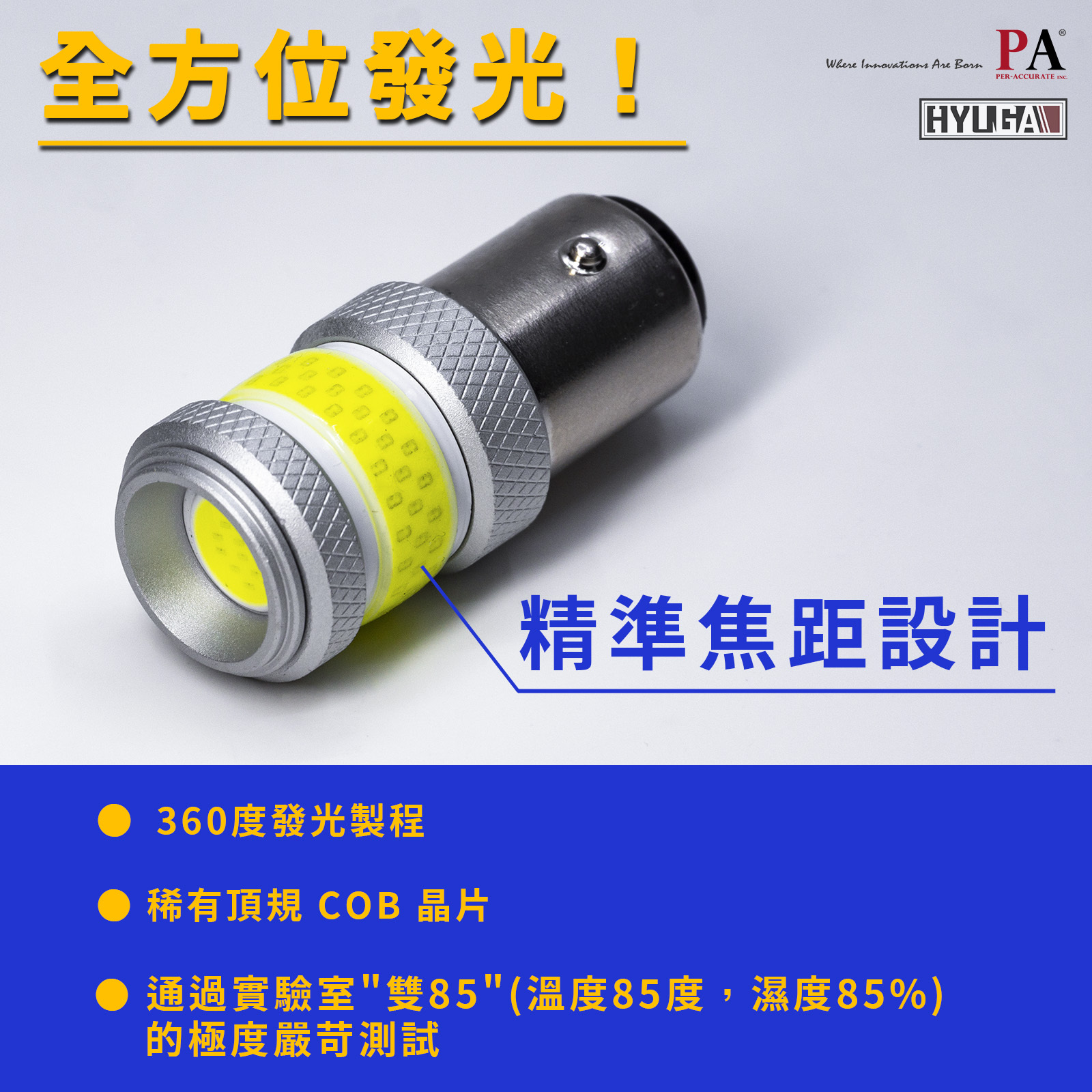 【PA LED】 HX6｜LED 日行燈 倒車燈 360度發光 高亮度 P21W 1156 BAY15D 1157 T20 可長時間點亮 - PA LED