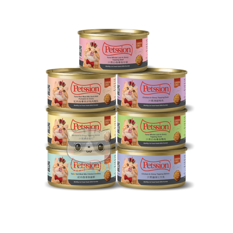 Petssion Cat Wet Food MIX 80g x 24pcs