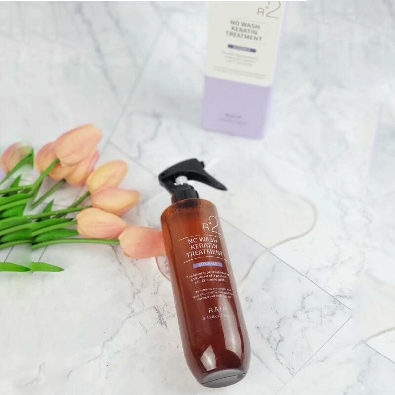 RAIP R2 No Wash Keratin Treatment Spray 250ml - Purple (Elegance)  