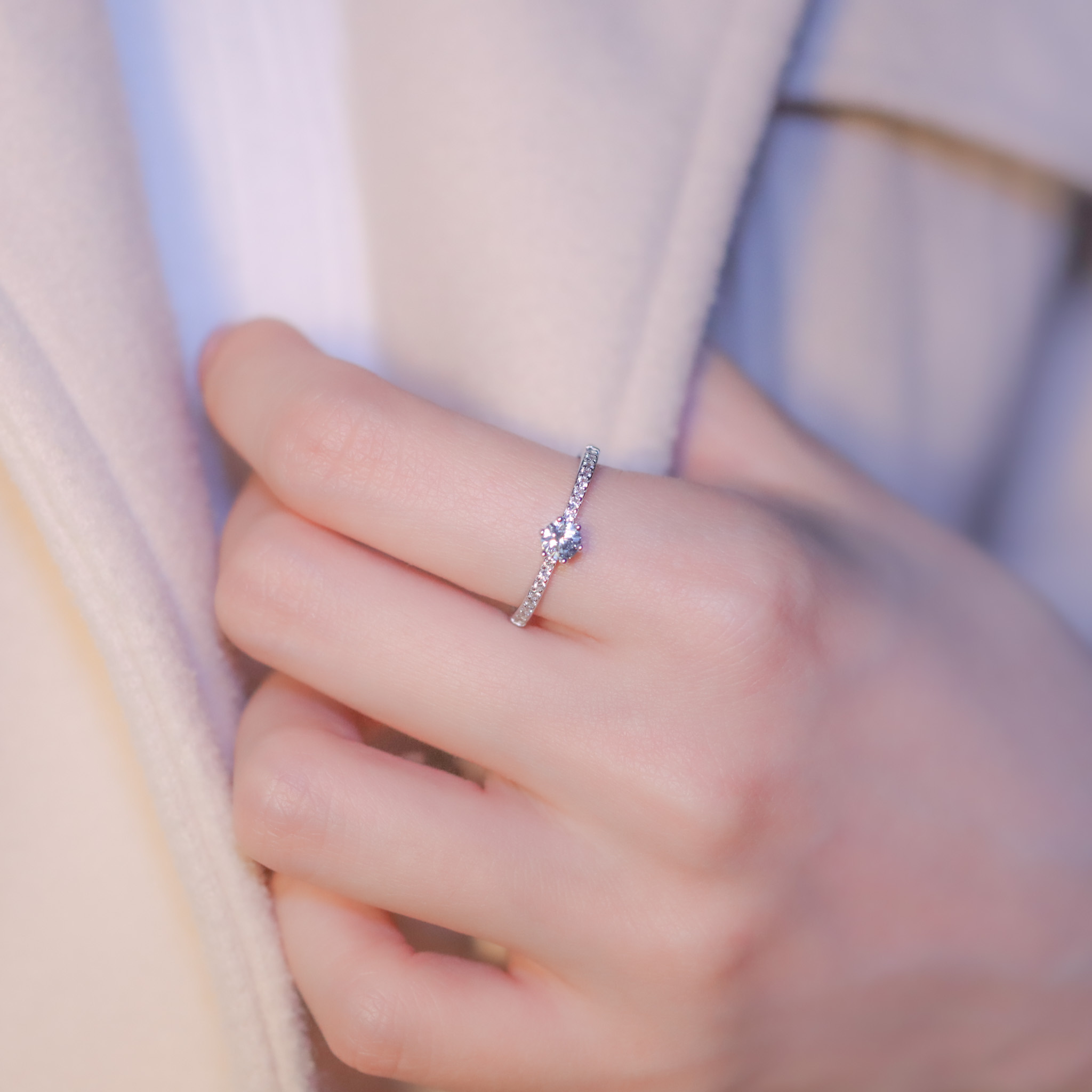 | 925 Silver | White Elf Ring | RI0640 |