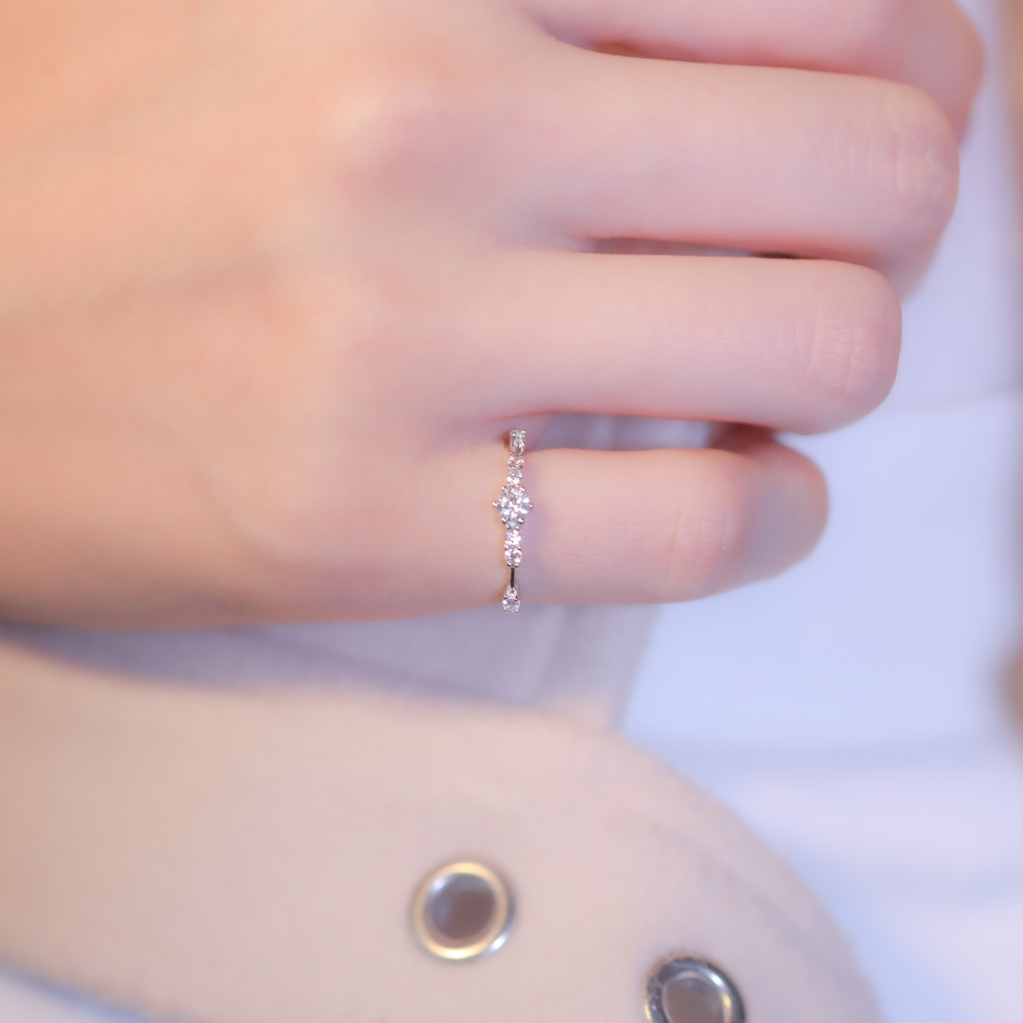 | 925純銀・白金 | 幸福小敘尾戒 | RI0643 |