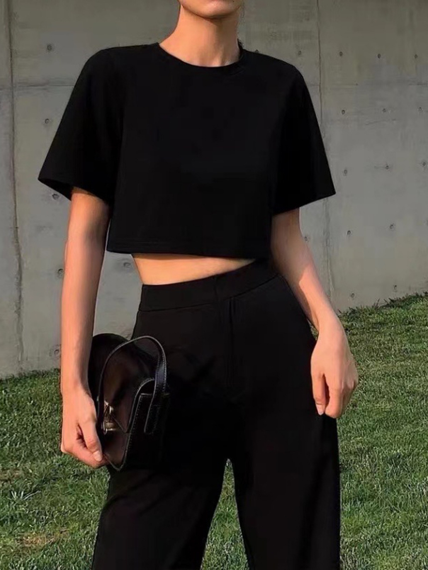 小短版寬短上衣*3色