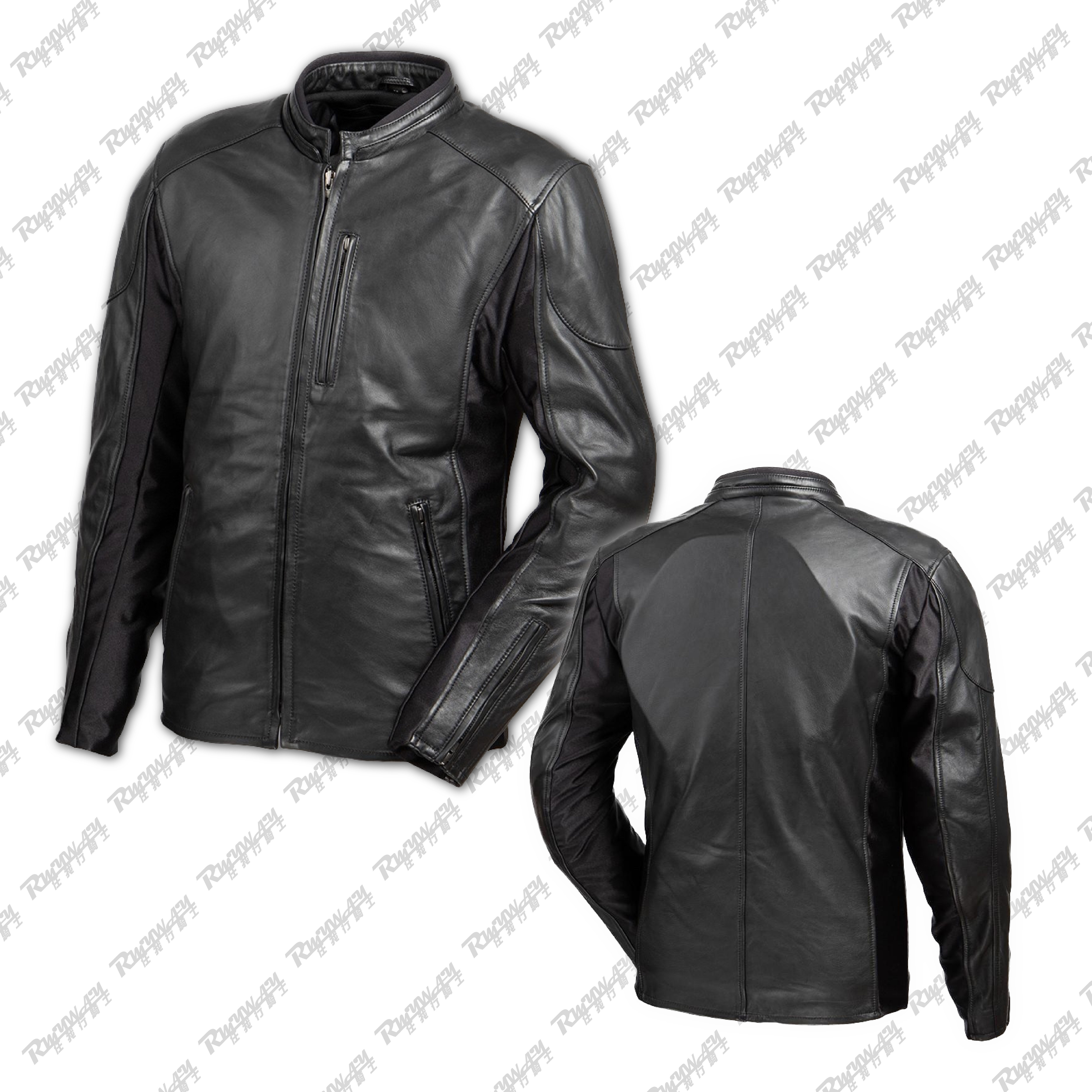 DEGNER 24SJ-3 黑色 羊皮 皮衣 連帽 防摔衣