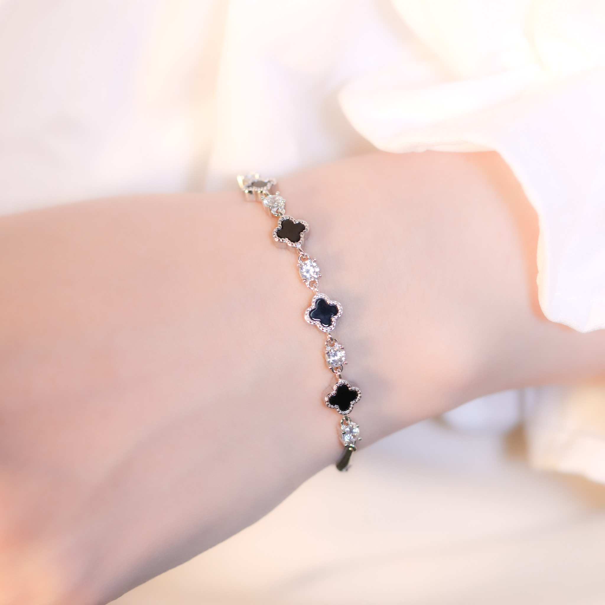 | 925 Silver・White Gold・Rose Gold | Purified Happiness Bracelet（Silver / Rose Gold） | BR1058 |