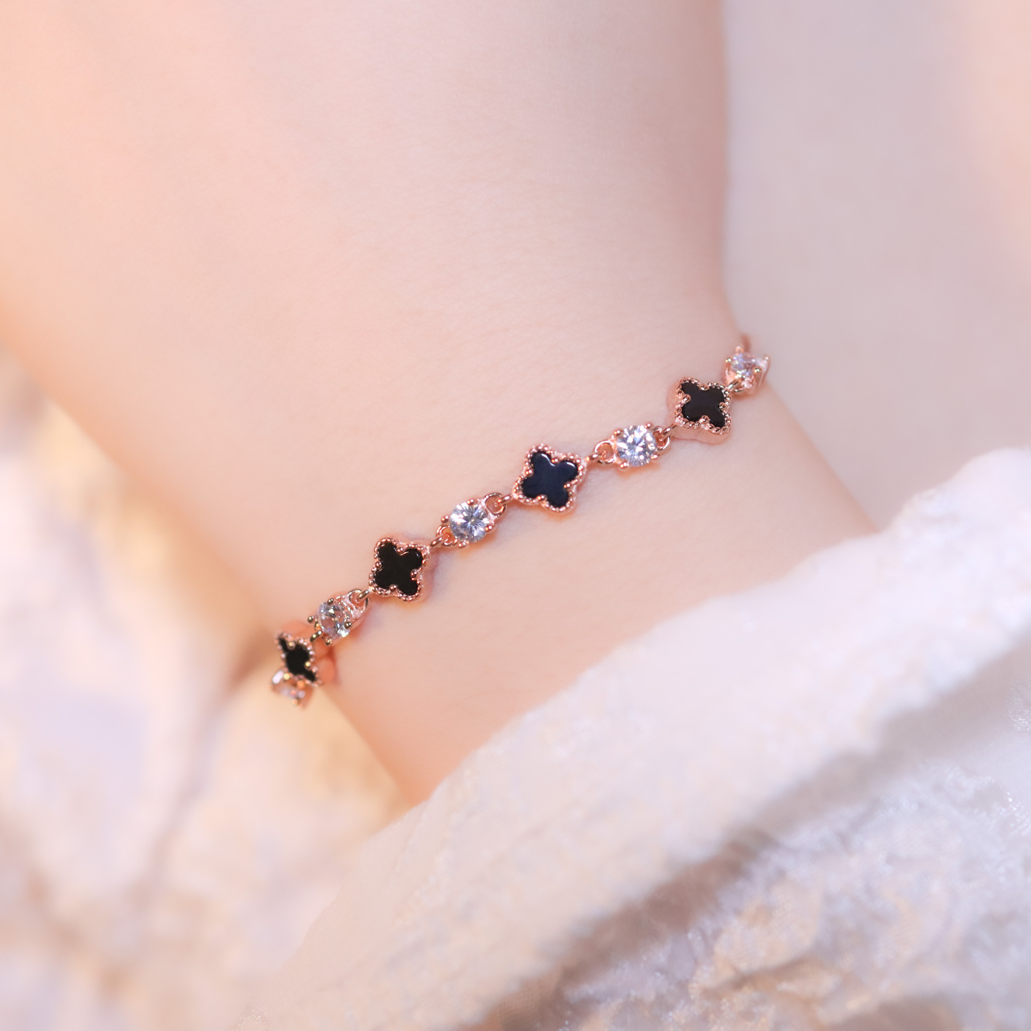 | 925 Silver・White Gold・Rose Gold | Purified Happiness Bracelet（Silver / Rose Gold） | BR1058 |