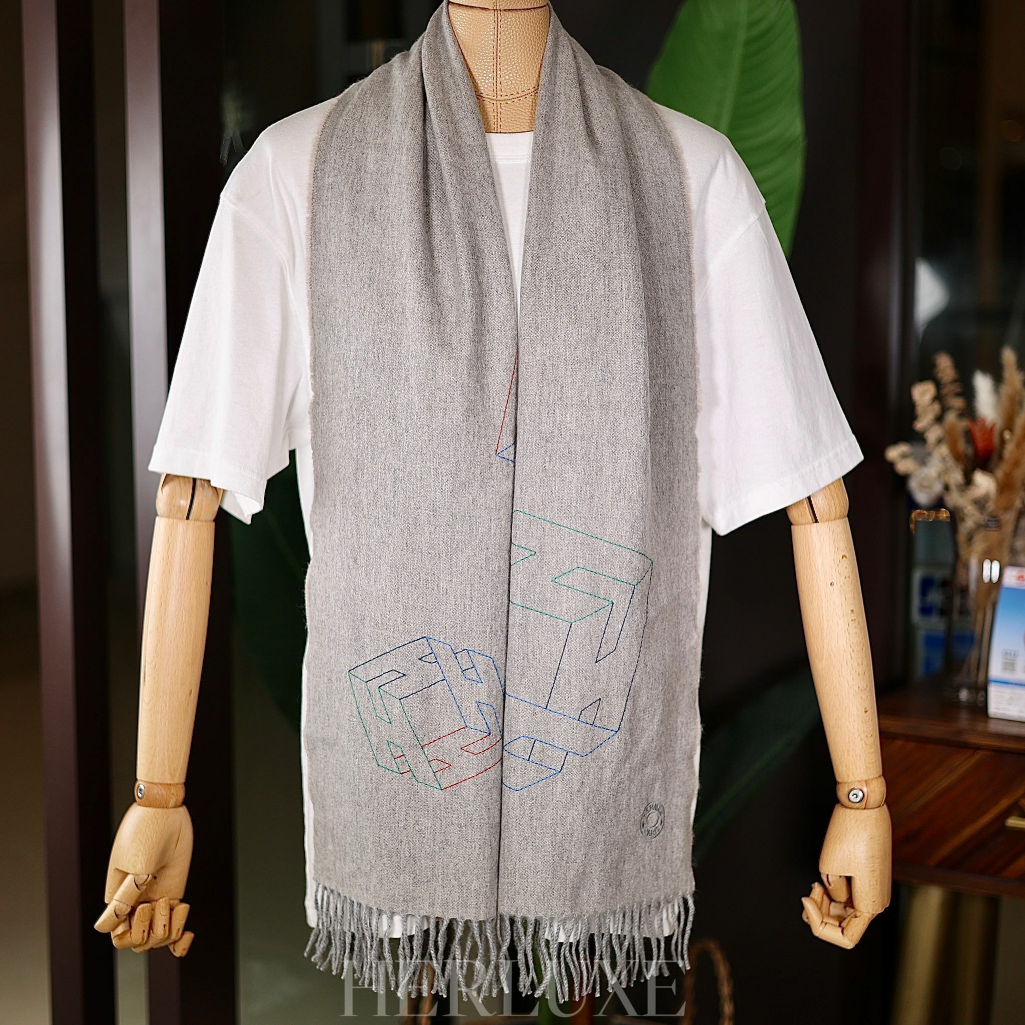 Muffler 40x160cm grey