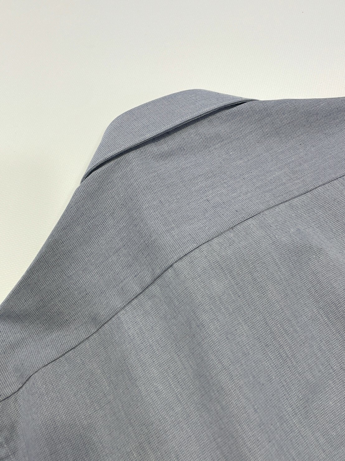 灰色格紋男長袖襯衫9