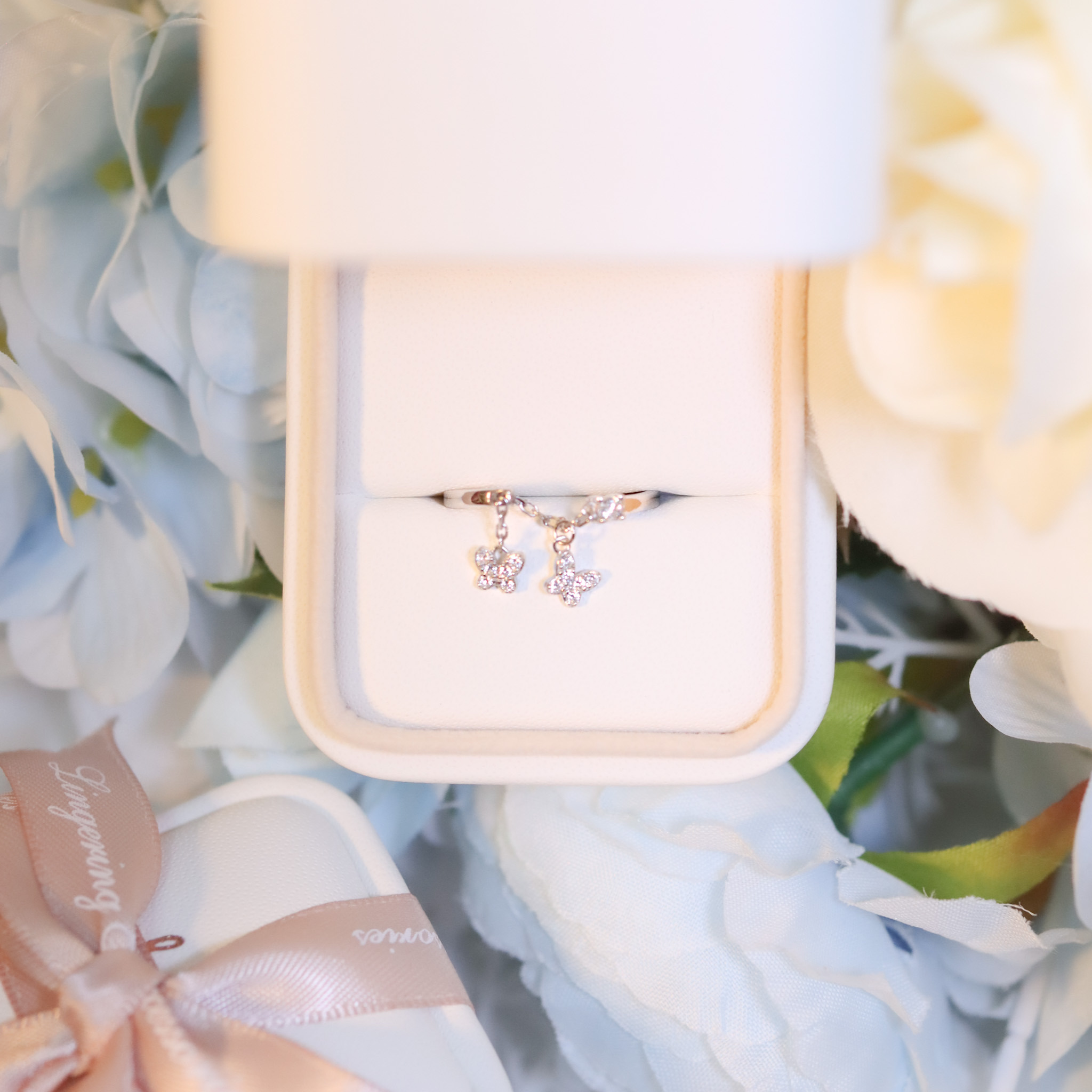 | 925 Silver・ White Gold | Butterfly Moment Ring  | RI0657 |