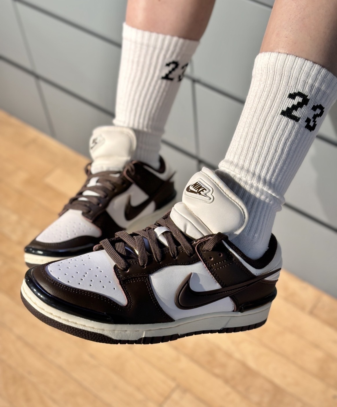 ΝΙΚЕ DUΝΚ Low Twist 低筒 板鞋  可可棕