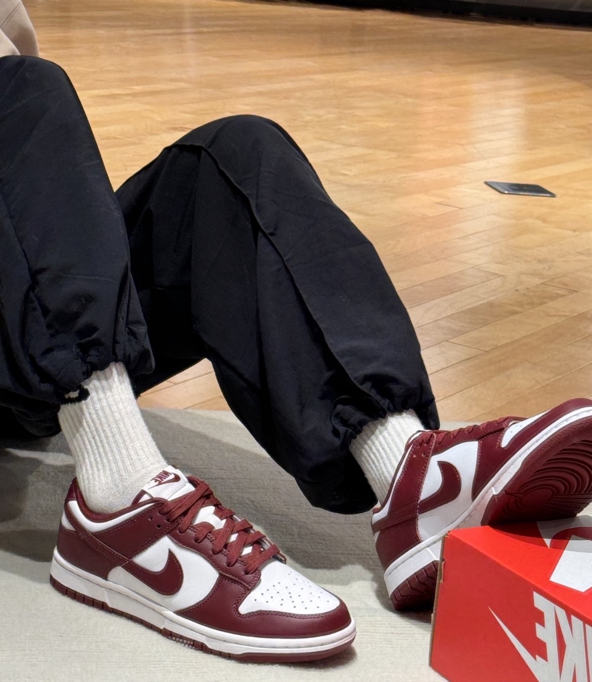 NIKE DUNK LOW "TEAM RED" 經典白酒紅配色