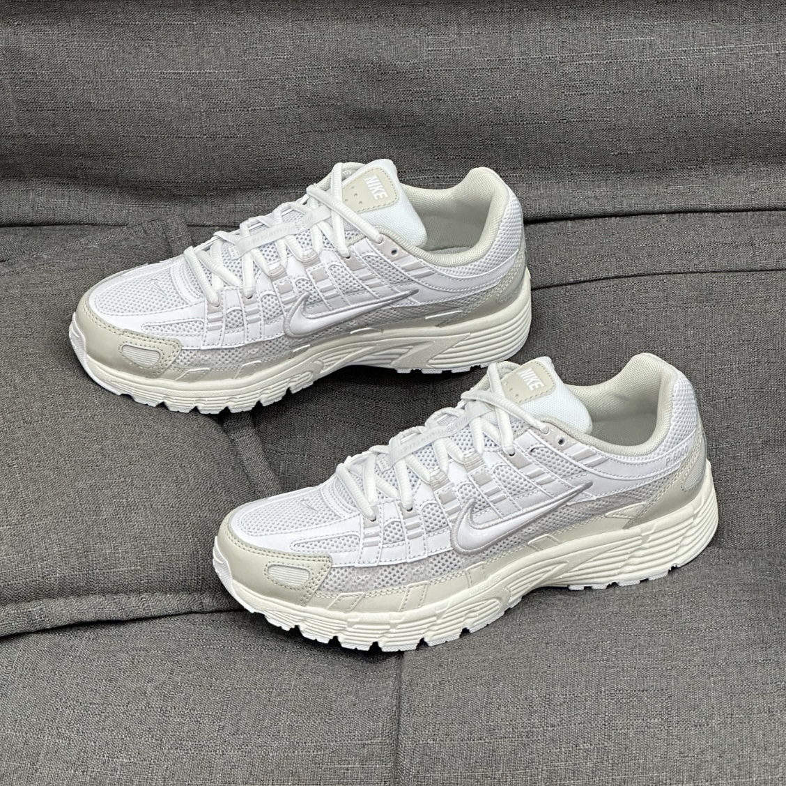 Nike P-6000 Triple White 白灰 骨白 奶白 復古老爹鞋 慢跑鞋 CV2209-111