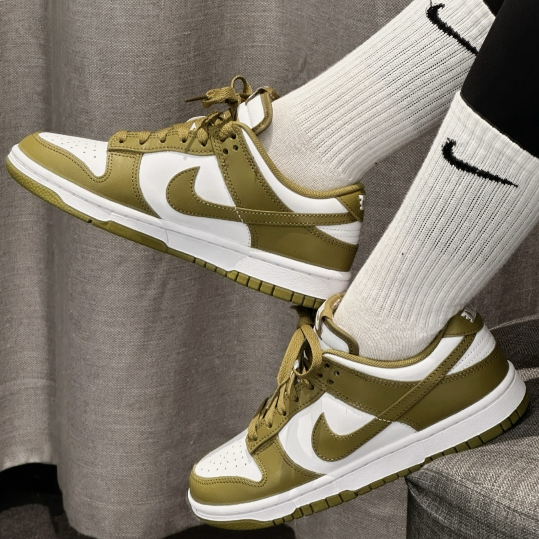 Nike Dunk Low Retro Pacific Moss 抹茶綠 芥末綠 低筒 運動休閒鞋