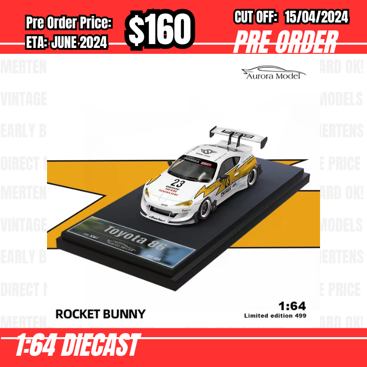 RS-$160  * Time Micro * 1:64 Toyota 86 White Flash [OD10/04]