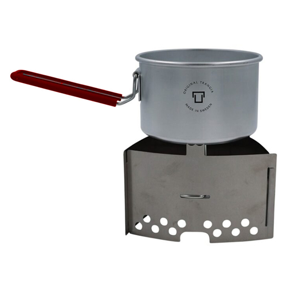 Trangia 501053 T-Cup多用途戶外輕量神杯 紅把手 附蓋