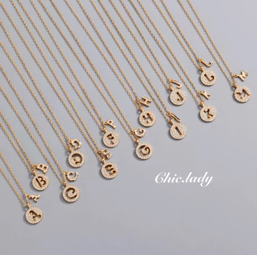 ⚠️預購款⚠️Necklace ｜玫瑰金字母鍊