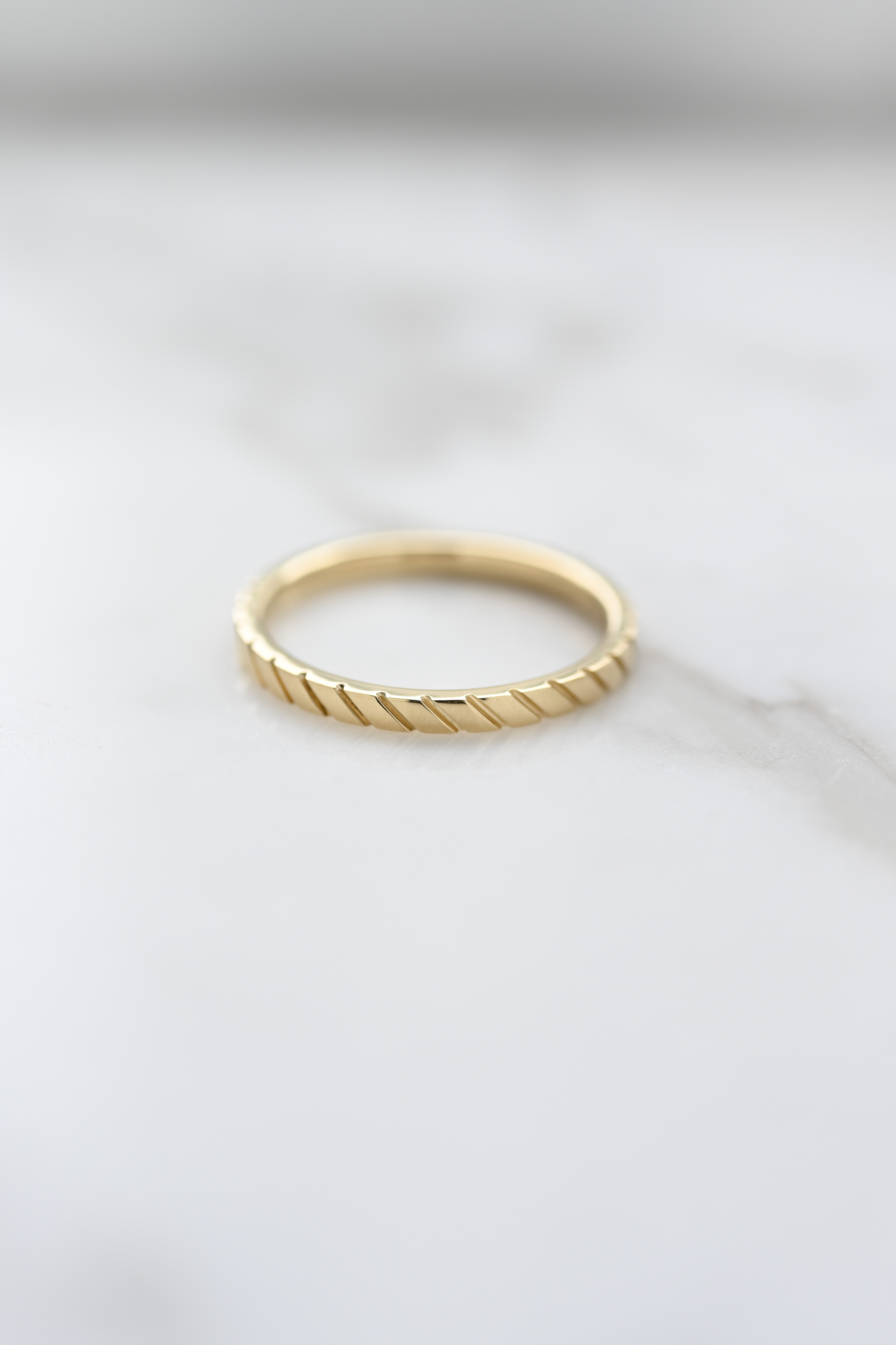 18K Godia Plain Gold Ring