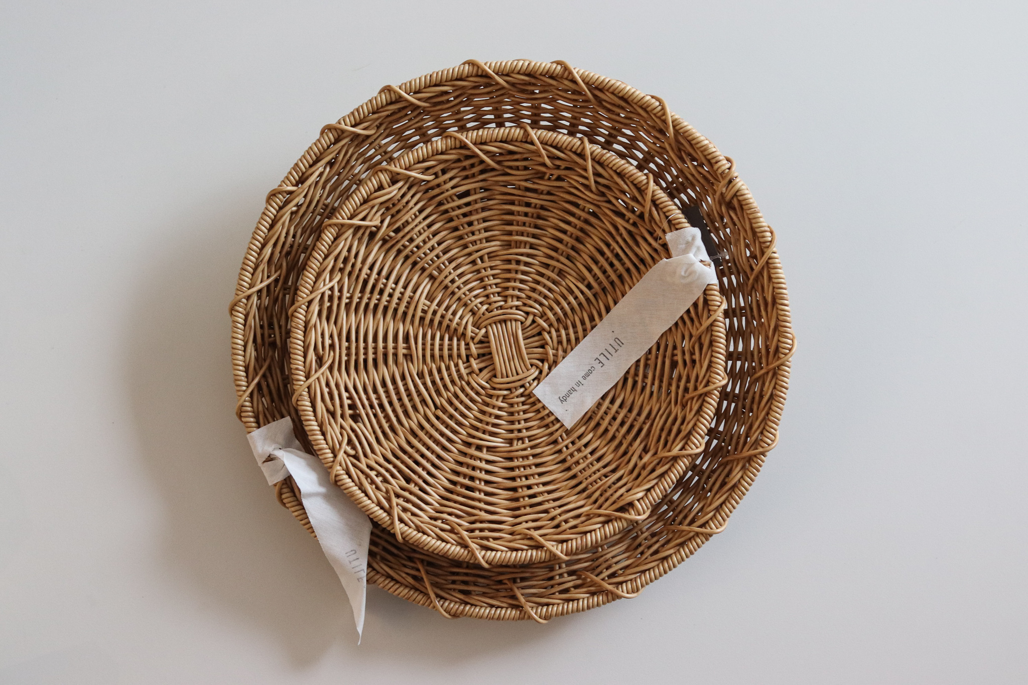 Utile 可水洗 編織 托盤 圓形瀝水盤