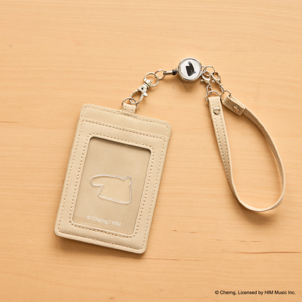 來貘皮革Q毛票卡夾