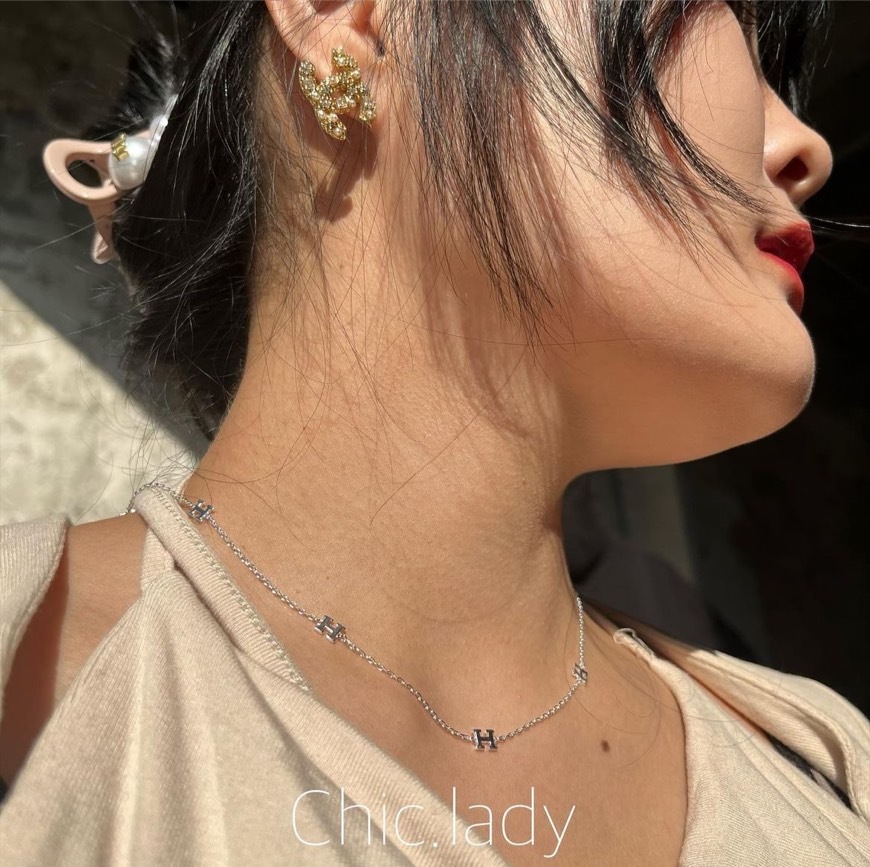Necklace ｜純銀H項鍊