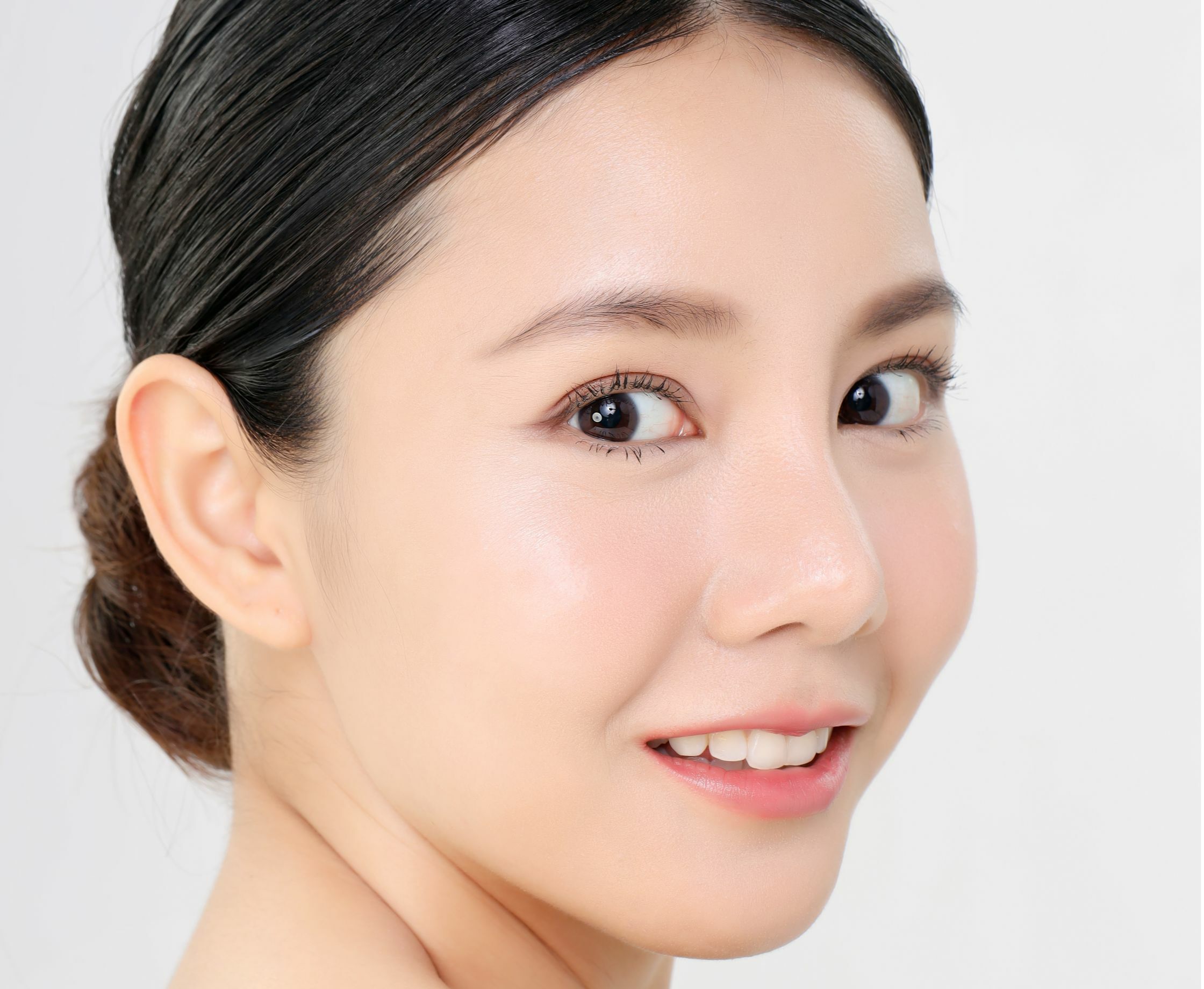 Beautiful Face Of Young Adult Asian Woman