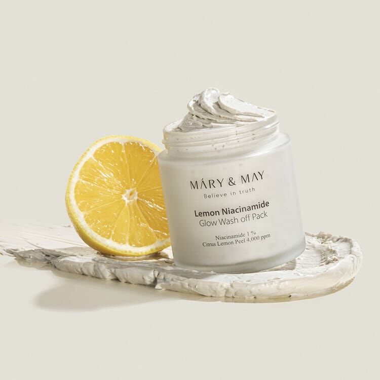Mary&May Lemon Niacinamide Glow Wash off Pack 125g 8809670681593
