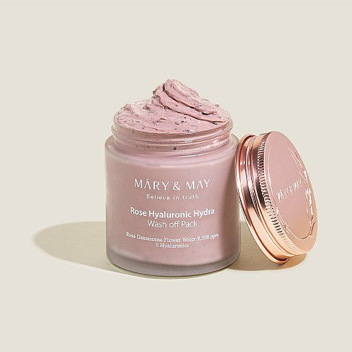 Mary&May Rose Hyaluronic Hydra Wash off Pack 125g 8809670681586