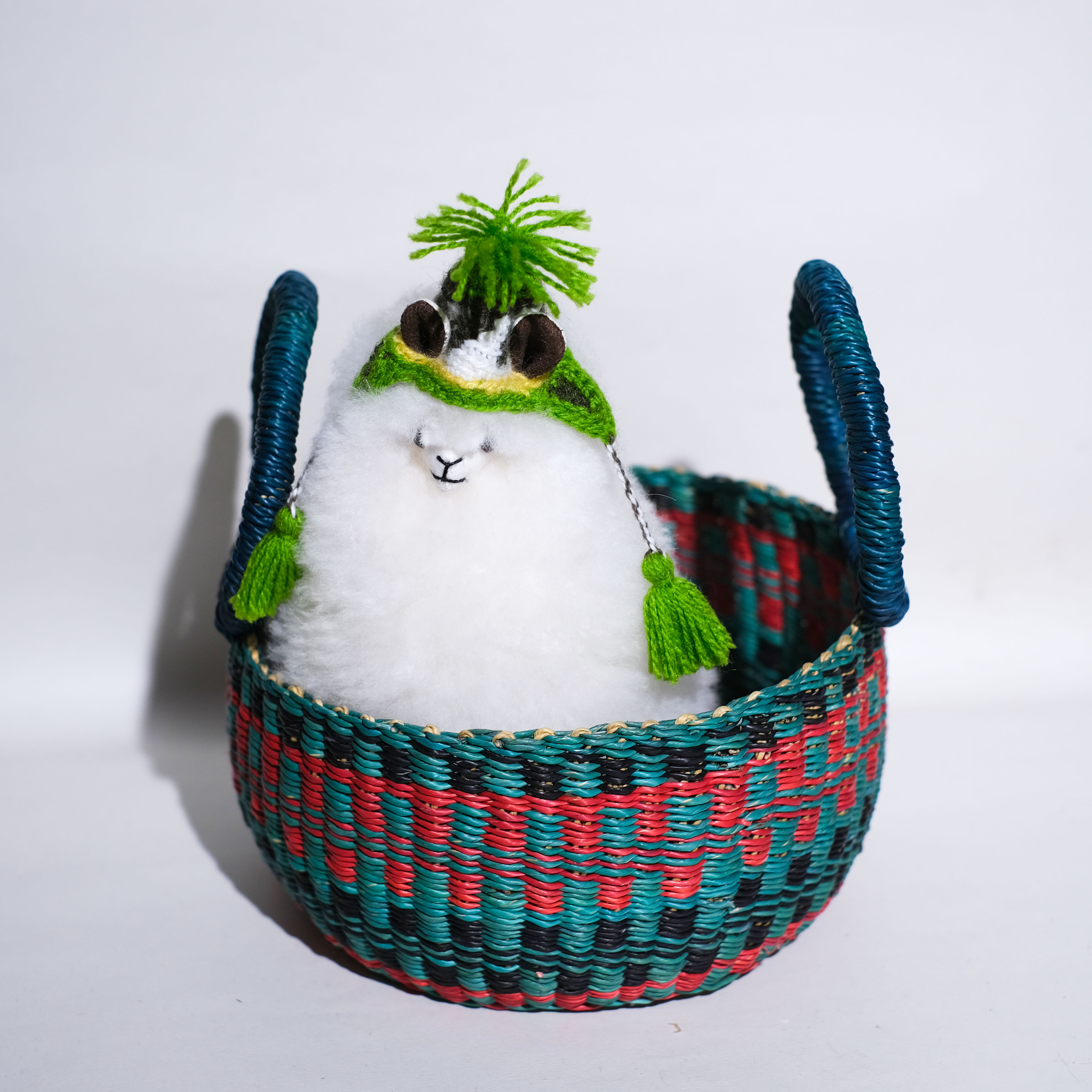 象草編織提籃｜花園 - 小｜迦納