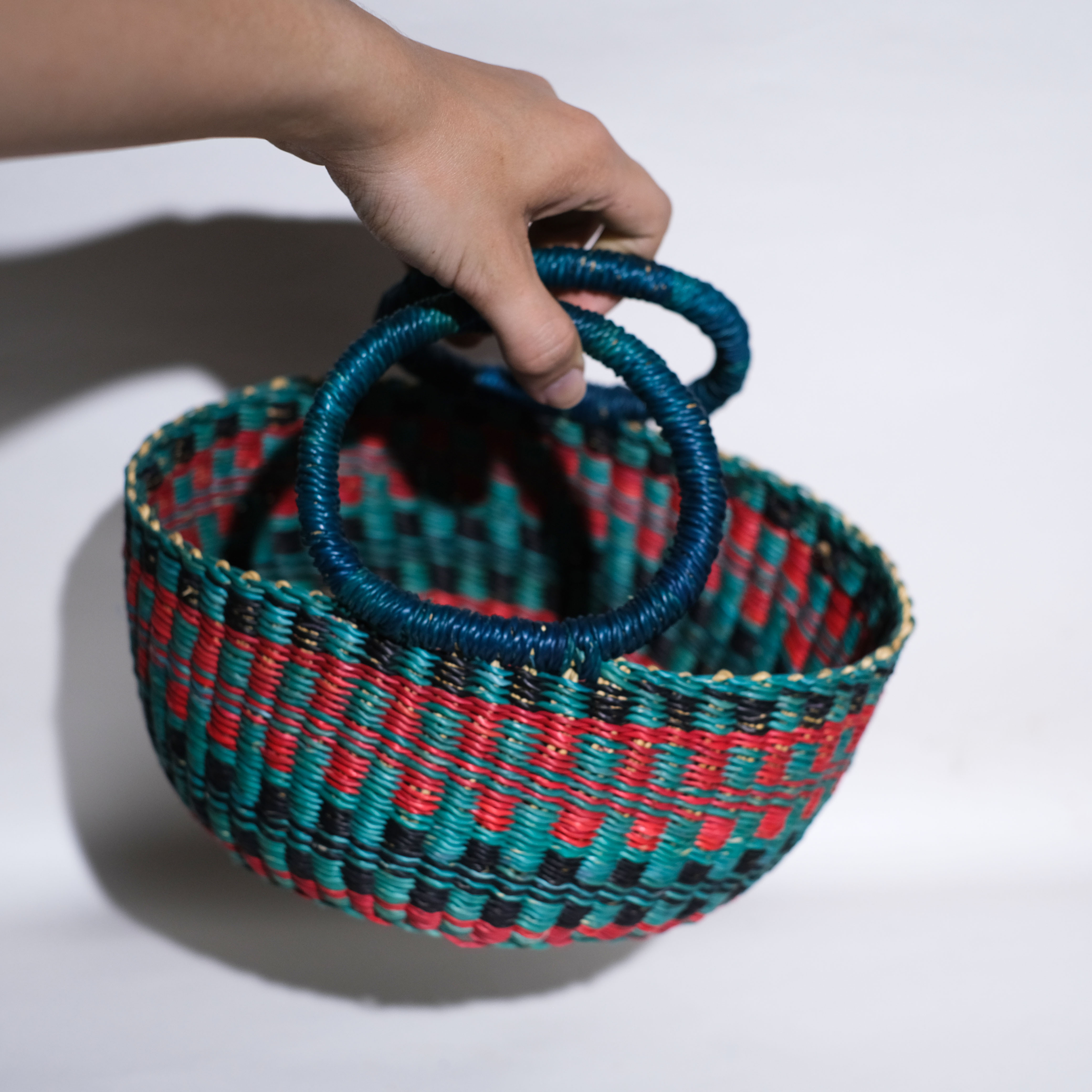 象草編織提籃｜花園 - 小｜迦納