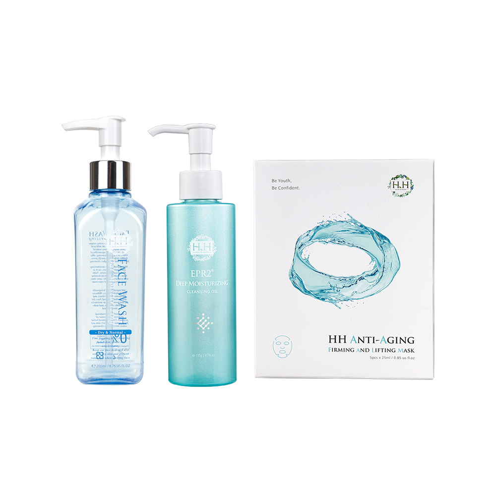 HH EPR2 Cleansing Oil + Oat Moisturizing Face Wash + Anti-Aging Mask