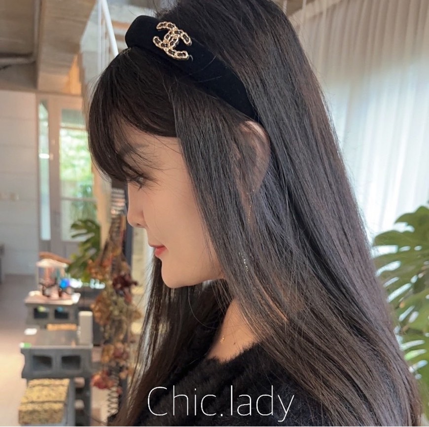 . claw clip | 鏈條小香絲絨髮箍