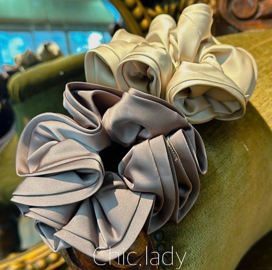 光澤高級感髮圈