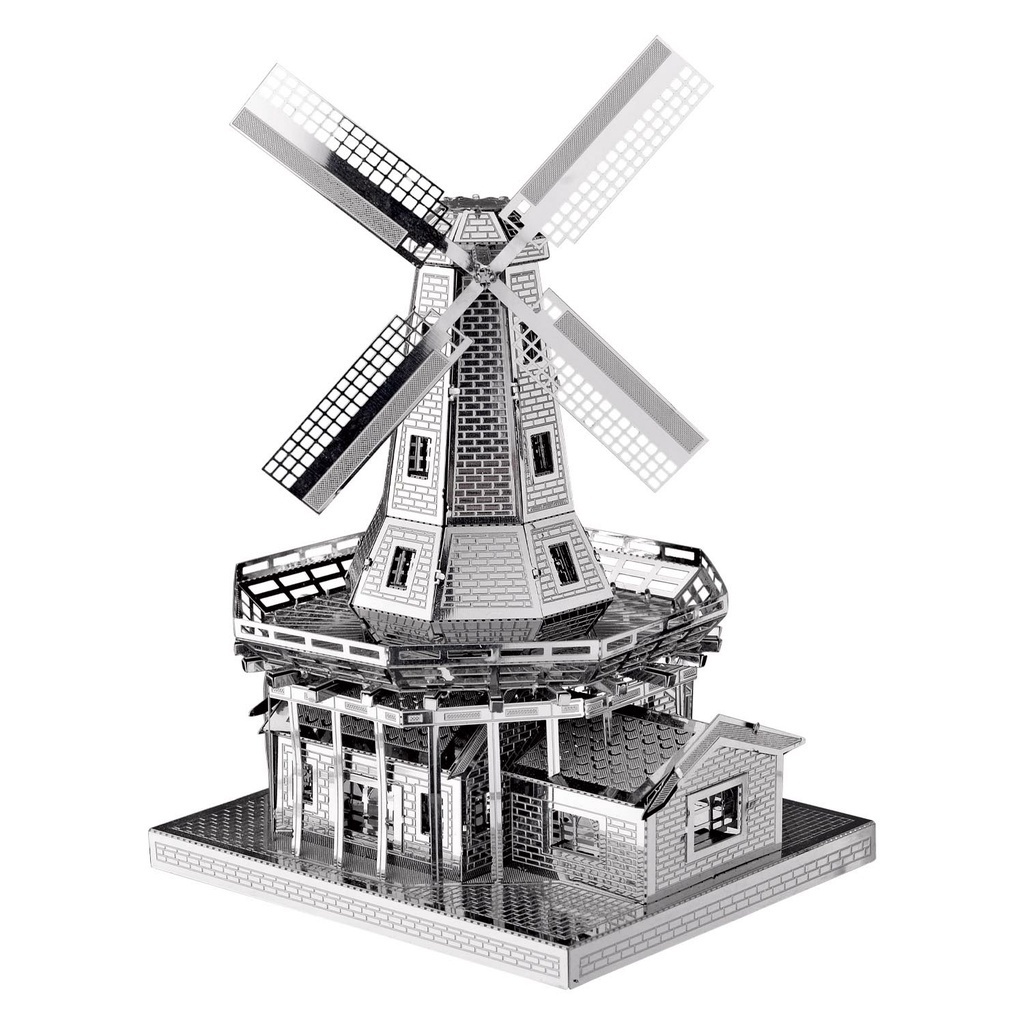 【Piececool拼酷】3D立體金屬拼圖：荷蘭風車