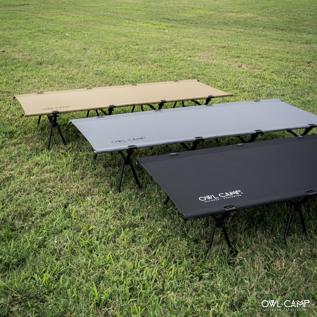 【OWL CAMP】靜音加大版行軍床 Oversized Version Camp Bed (共3色) D-G2-3