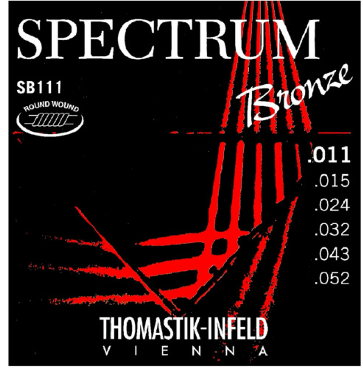 奧地利手工民謠吉他弦 Thomastik Infeld Spectrum Bronze SB111 (11-52) / SB112 (12-54) 青銅 防鏽塗層