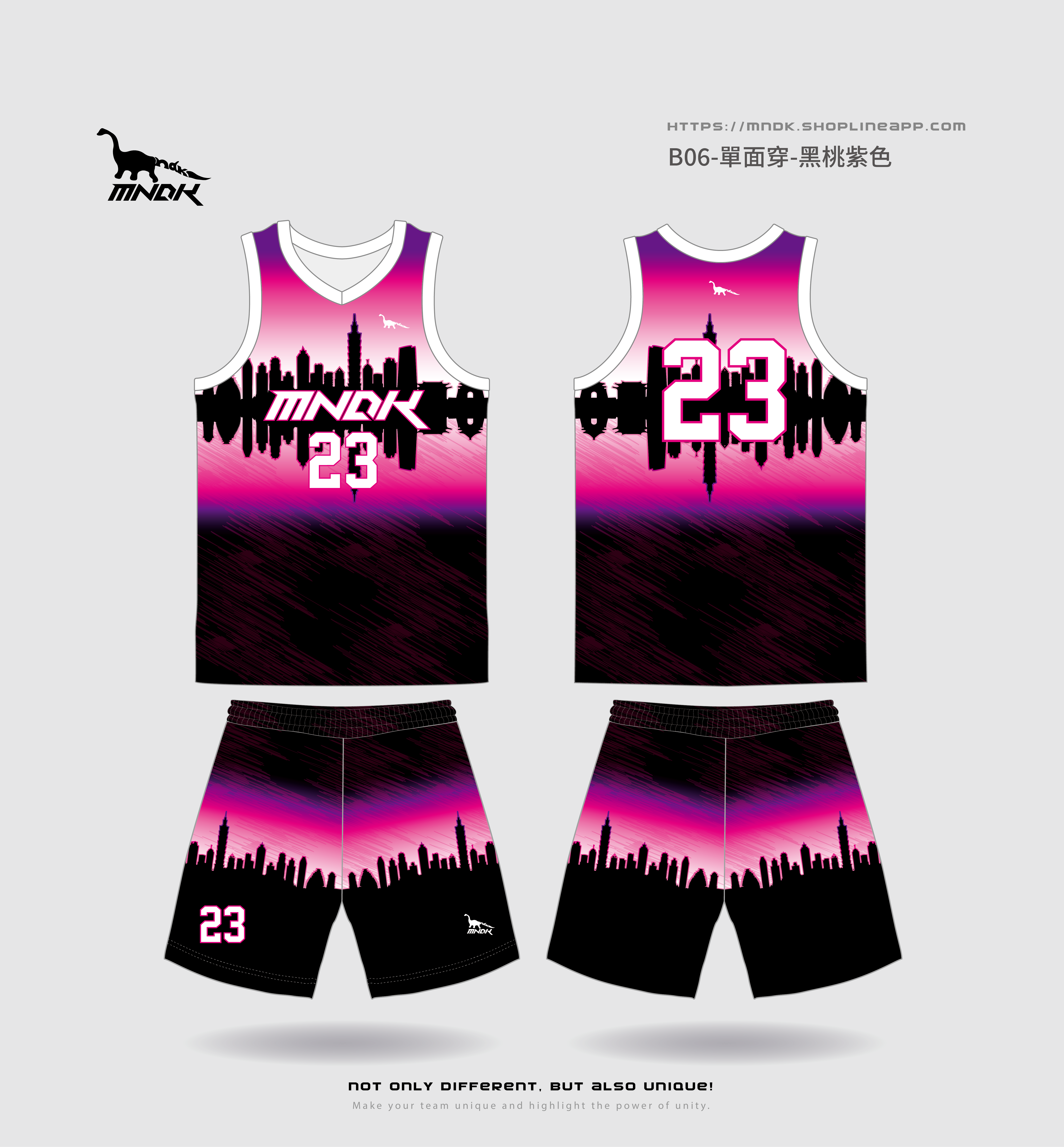 MNDK莫納帝克｜客製化團體服｜專業運動服｜公司制服｜台中 basketball B06