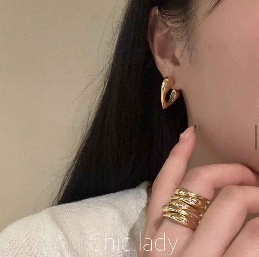 Earrings | 水滴愛心