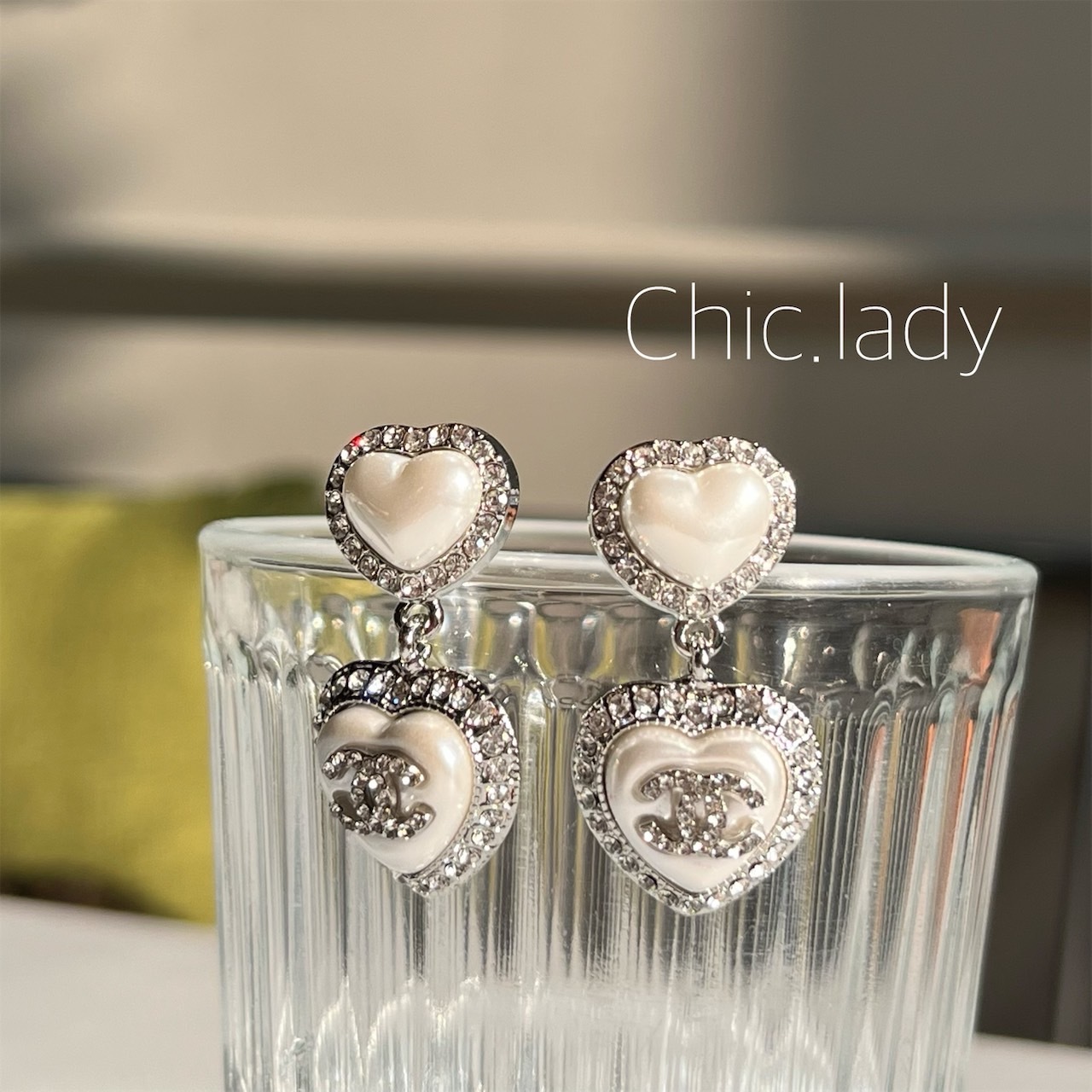 Earrings | 寶石珍珠小香耳環