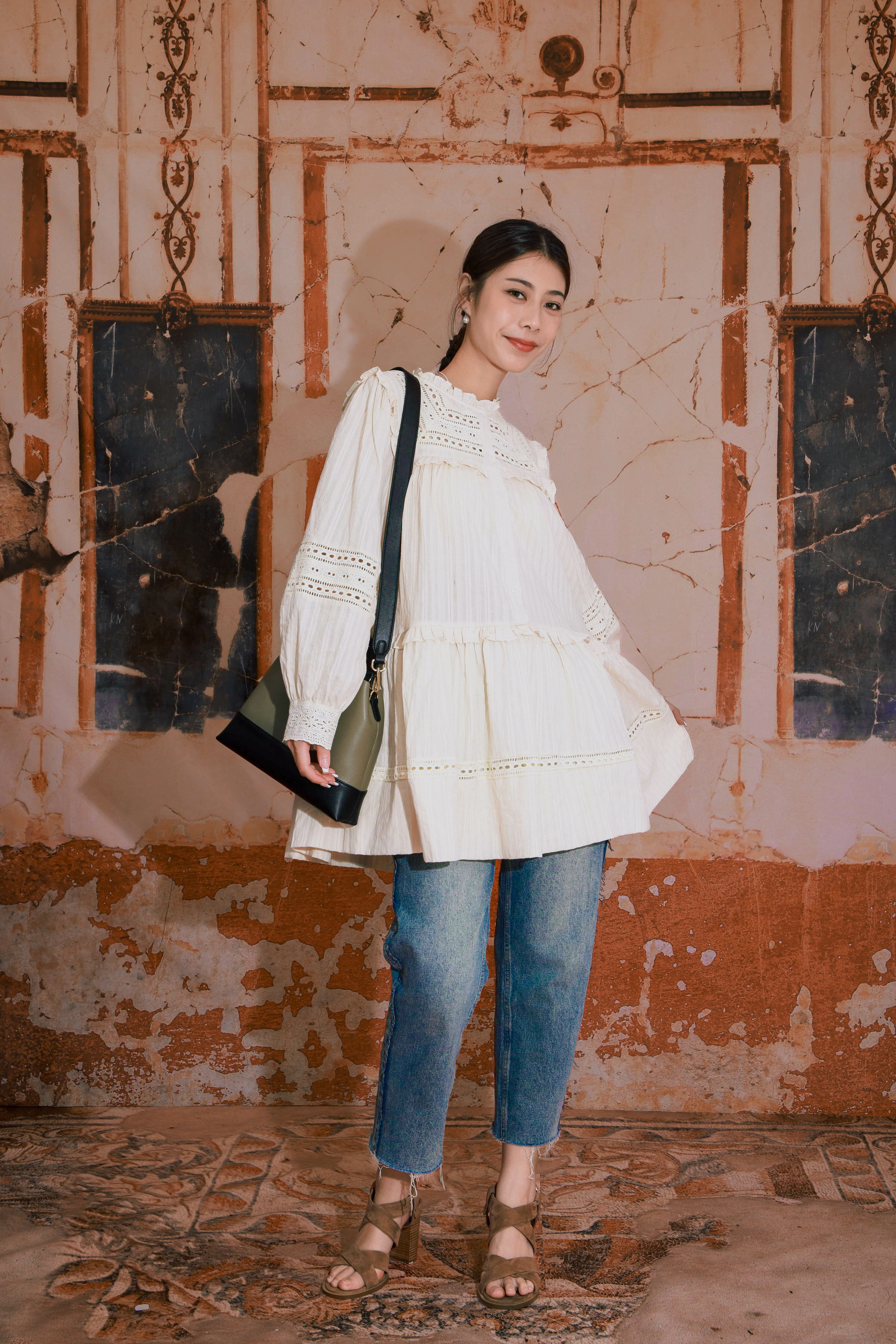 造型 827（連身裙＋牛仔褲）