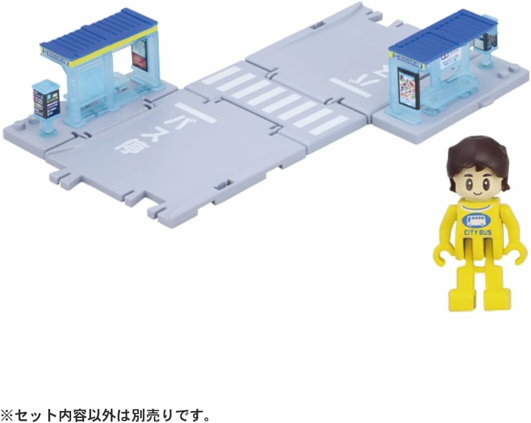 《 TAKARA TOMY 》 TOMICA 新城鎮-公車站(附人偶)