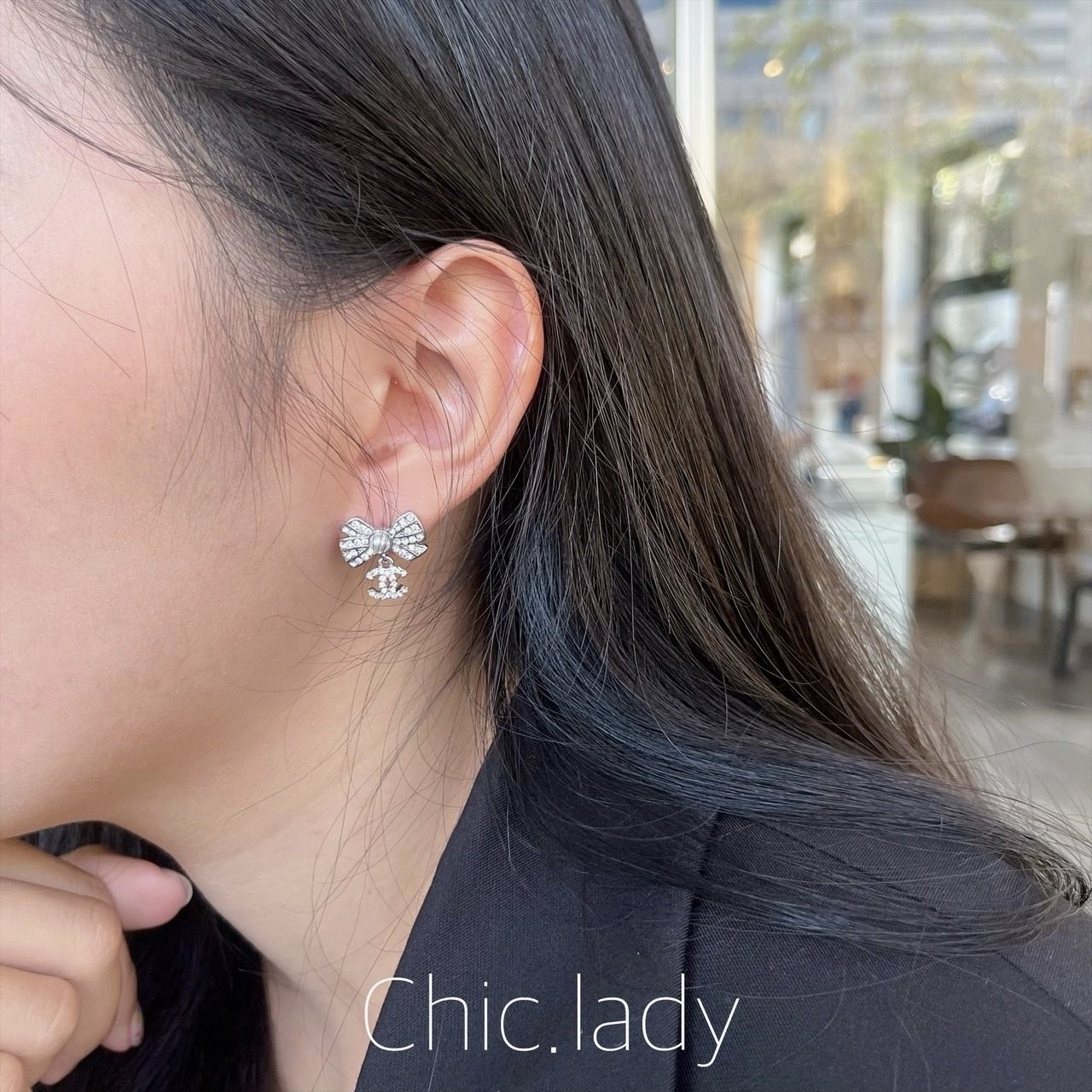 Earrings | 蝴蝶結小香耳環