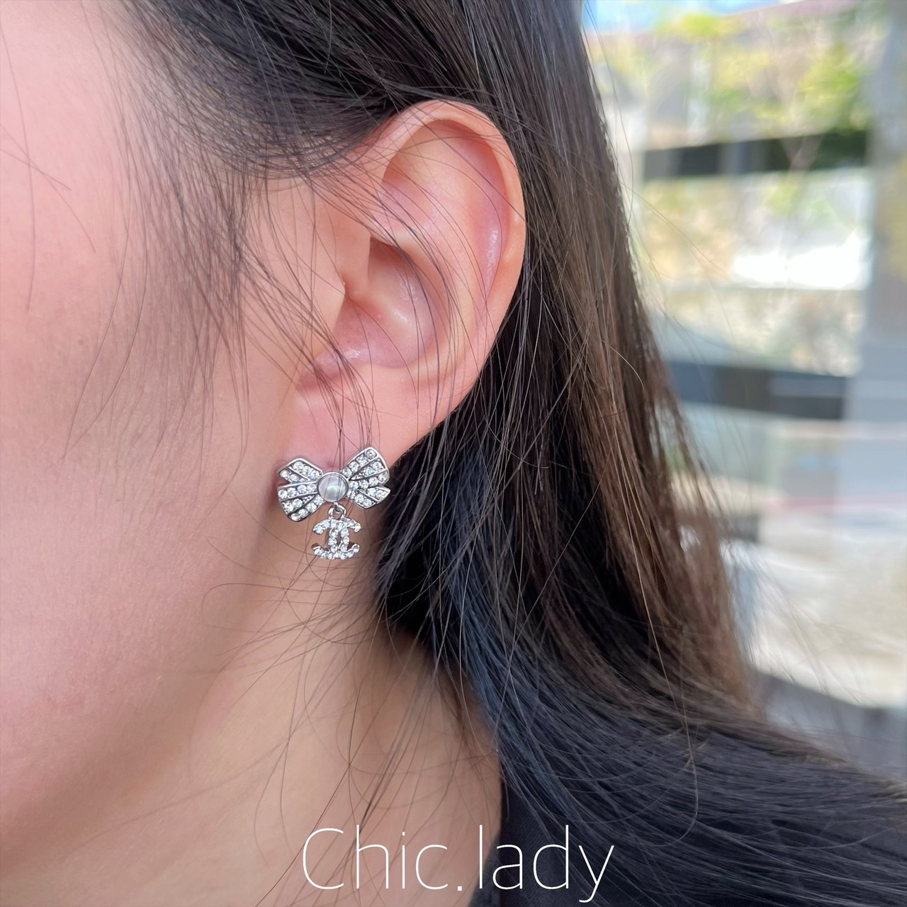 Earrings | 蝴蝶結小香耳環