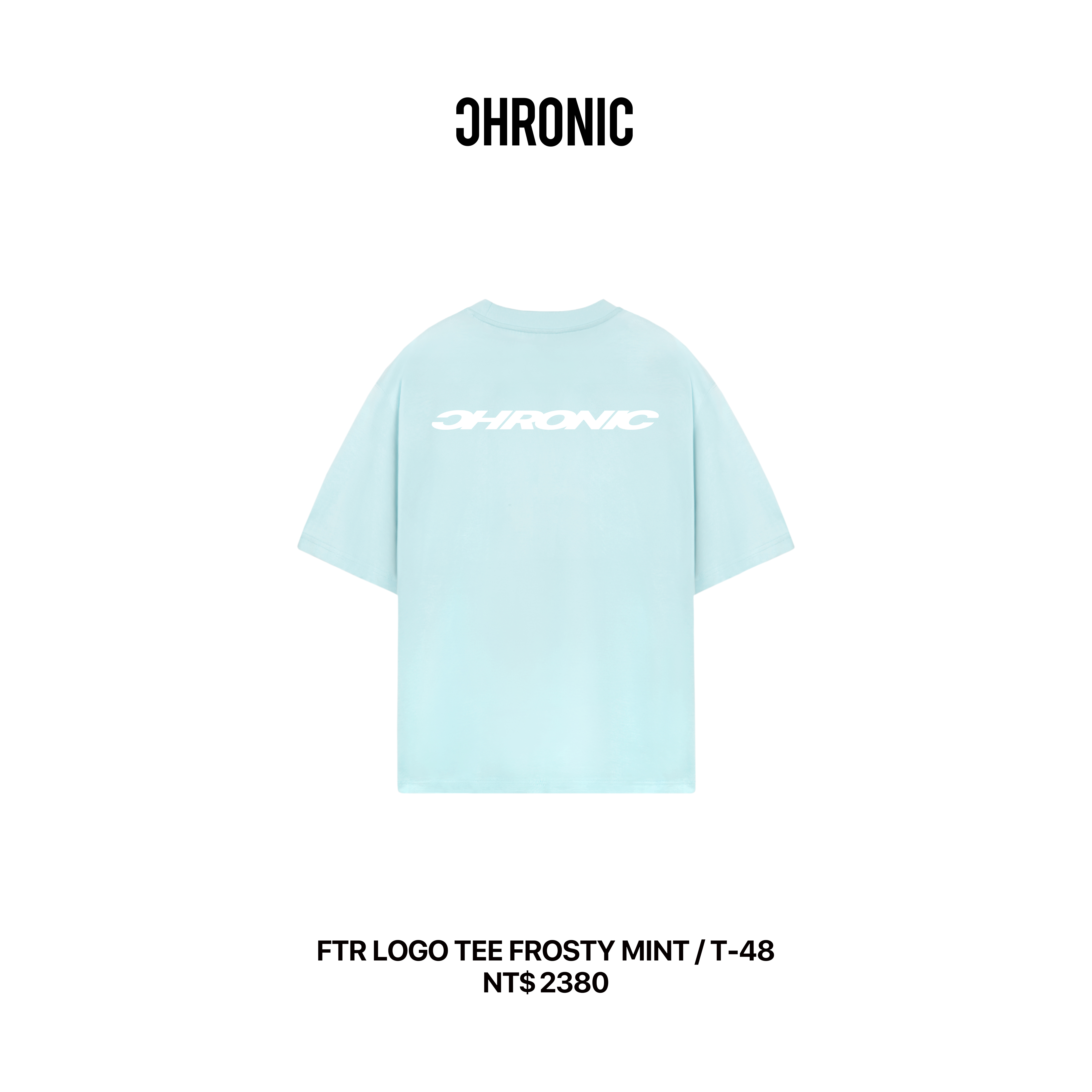 FTR LOGO TEE FROSTY MINT / T-48