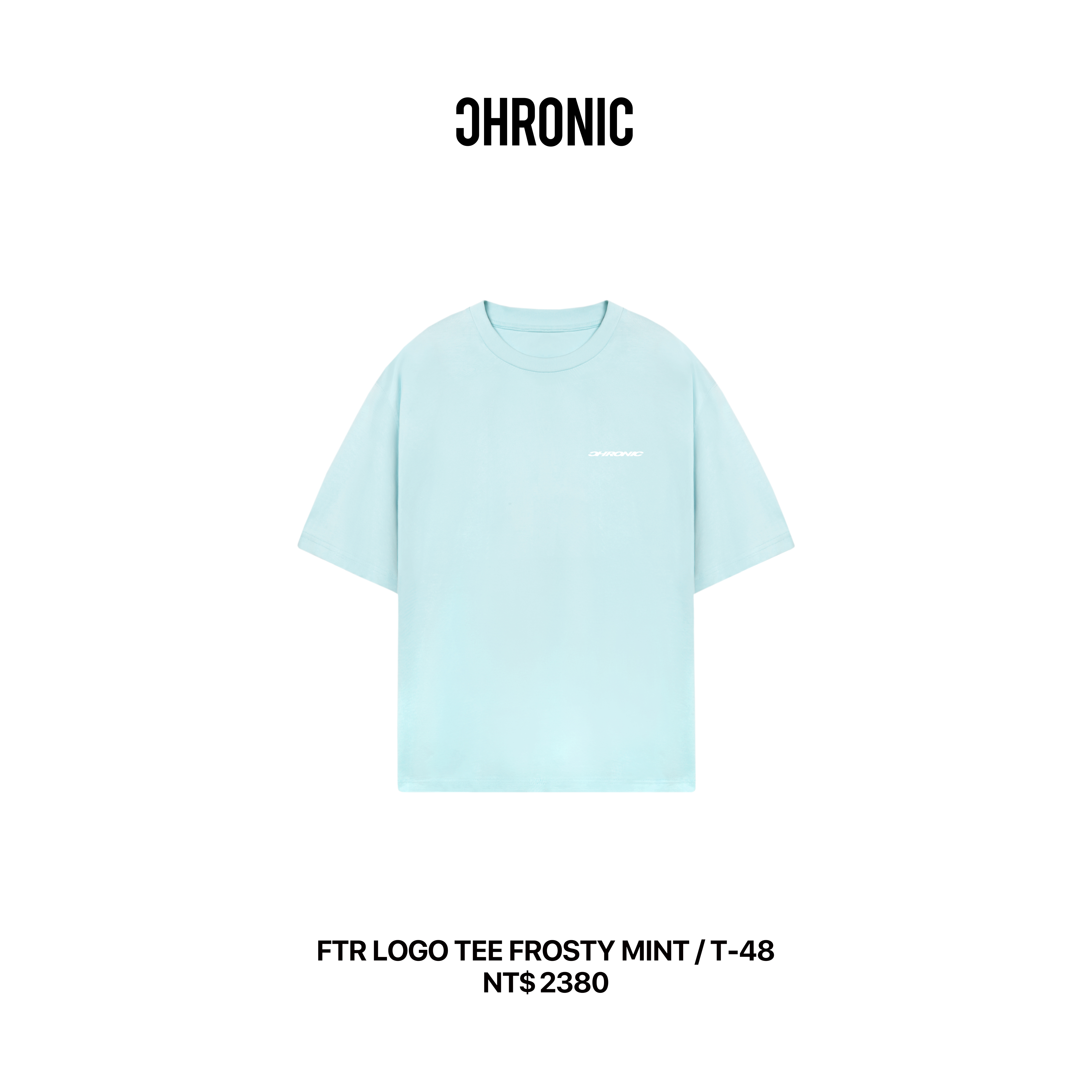 FTR LOGO TEE FROSTY MINT / T-48