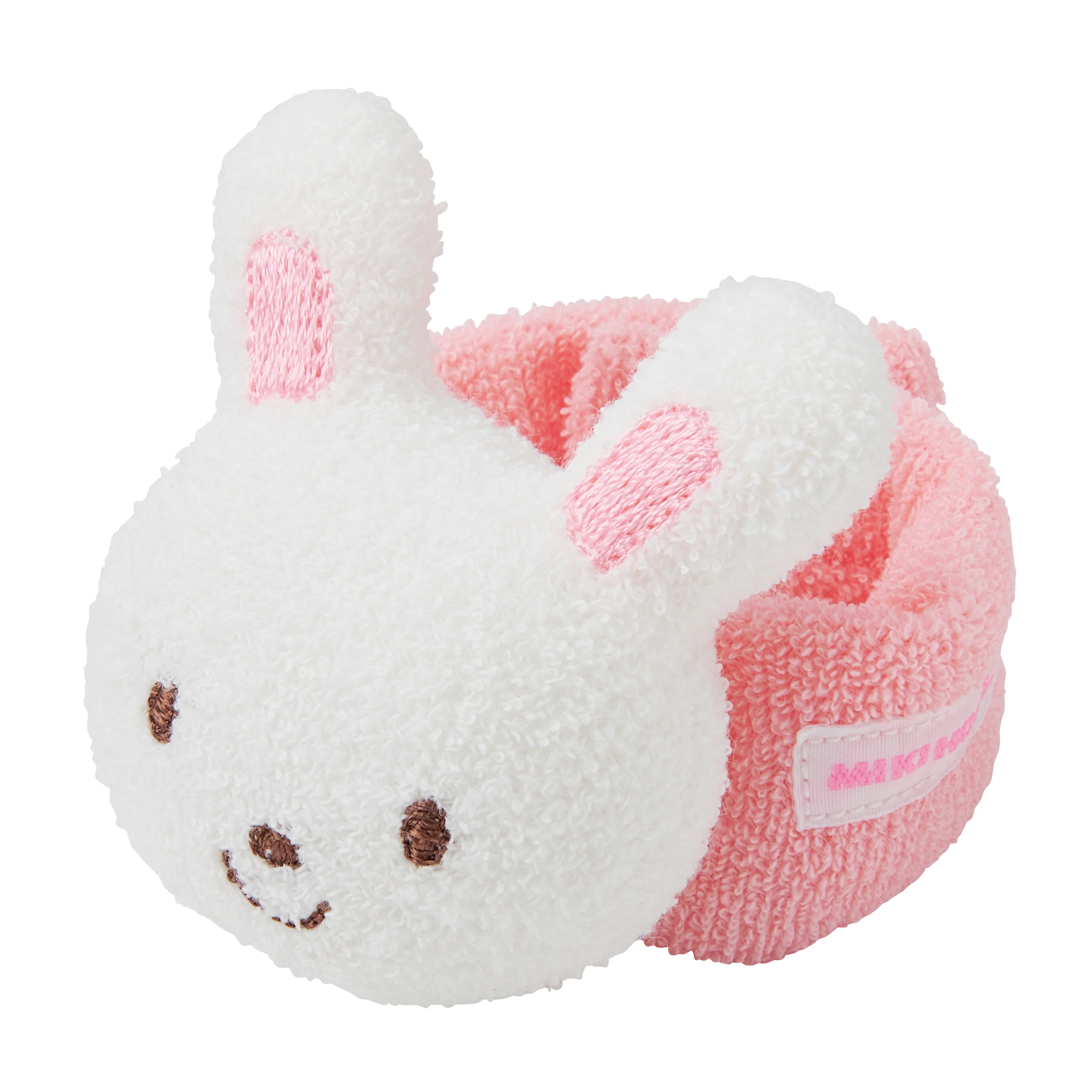 動物造型手搖鈴/手腕帶-白