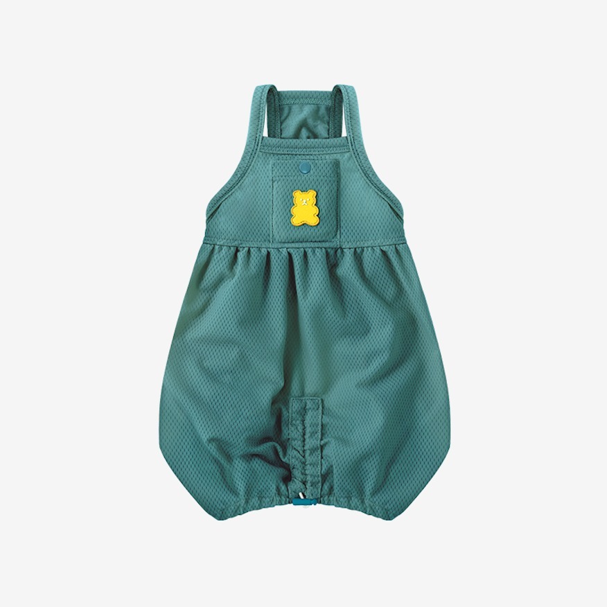 puppygallery｜果凍熊包屁衣 深綠