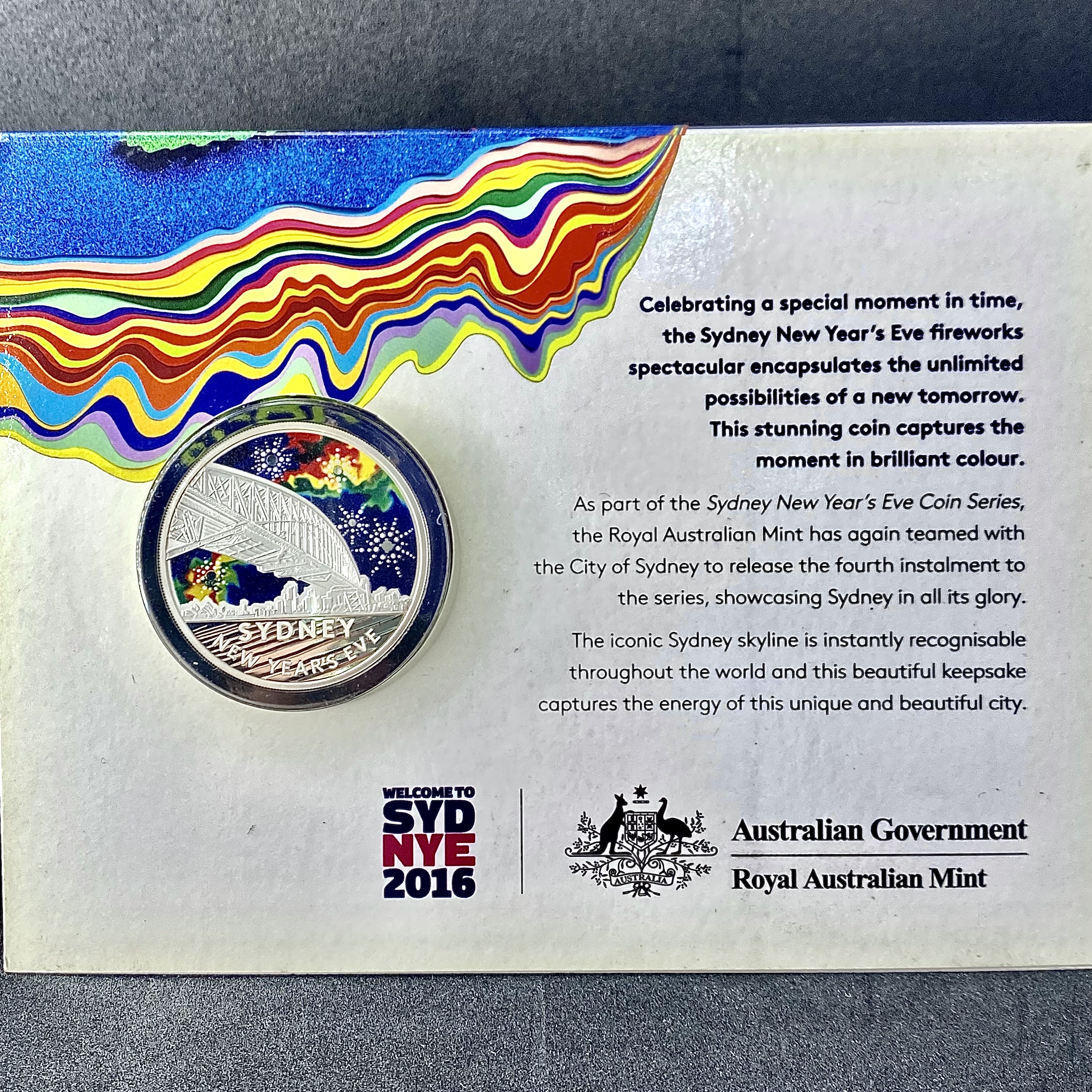 2017年澳大利亞新年1/2紀念銀幣