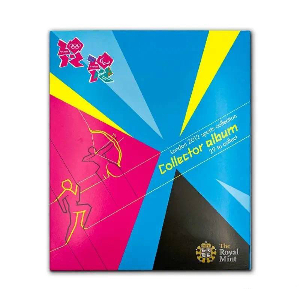 2012年倫敦奧運會紀念幣/29枚原裝冊