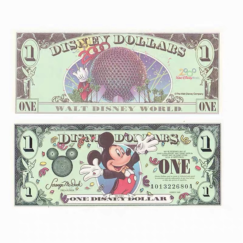 迪士尼一美元紙鈔