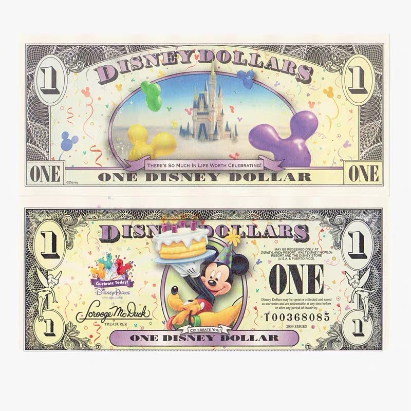迪士尼一美元紙鈔