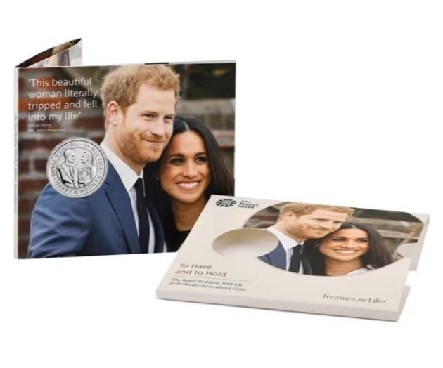 英國哈里王子結婚(2018)5英鎊紀念幣